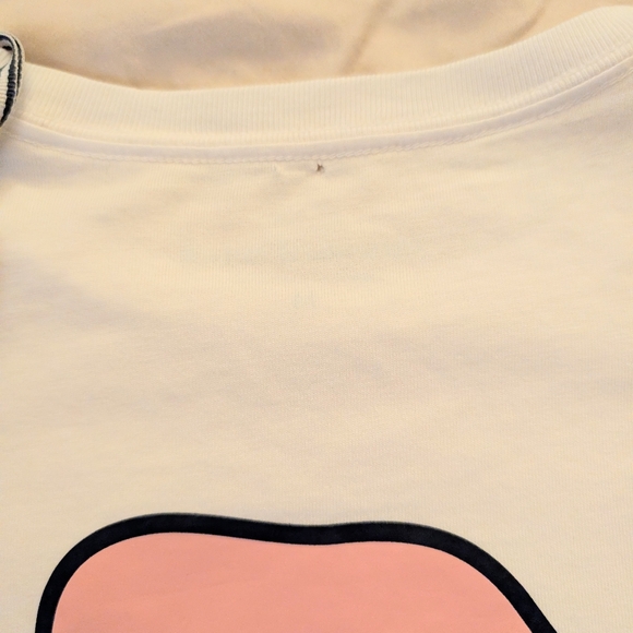 Vineyard Vines White Long Sleeve Pink Whale Lake St. Claire Michigan M Flaw‎ NWT - Picture 6 of 6